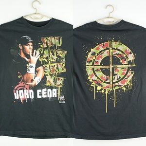 WWE John Cena 2007 Mens XL You Cant See Me T Shirt